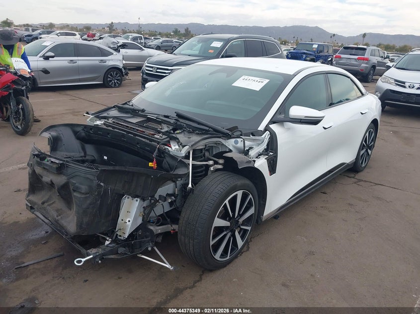 2024 Lucid Air VIN 50EA1TEA0RA002435 IAAI salvage auction — FRONT END, Salvage Title, sold $7,100 on 2026-08-17 (photo 2)