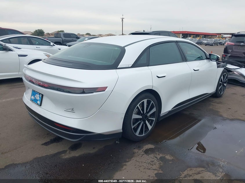 2024 Lucid Air VIN 50EA1TEA0RA002435 IAAI salvage auction — FRONT END, Salvage Title, sold $7,100 on 2026-08-17 (photo 4)