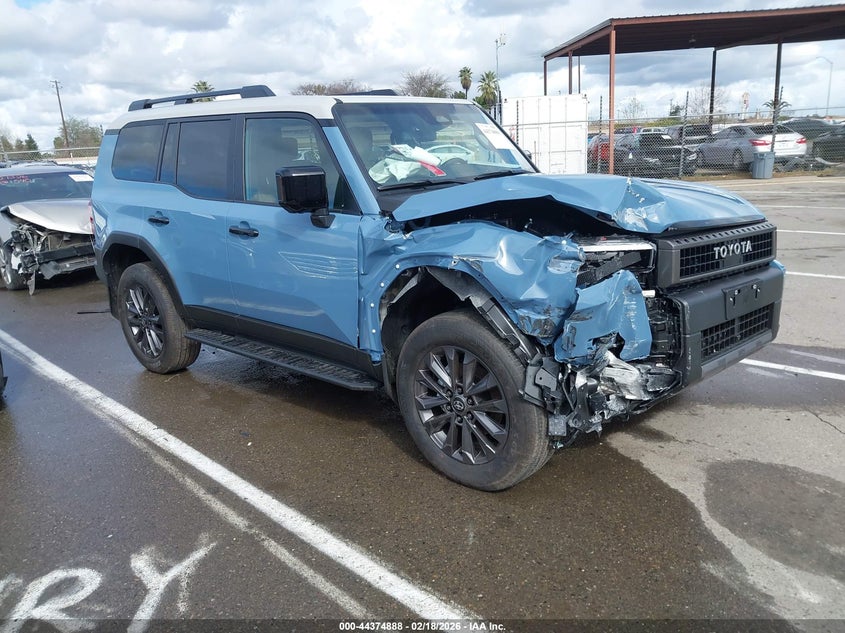 2026 Toyota Land cruiser VIN JTEABFAJ8TK057415 IAAI salvage auction — RIGHT FRONT, Salvage (California), sold $26,050 on 2026-07-07 (photo 1)