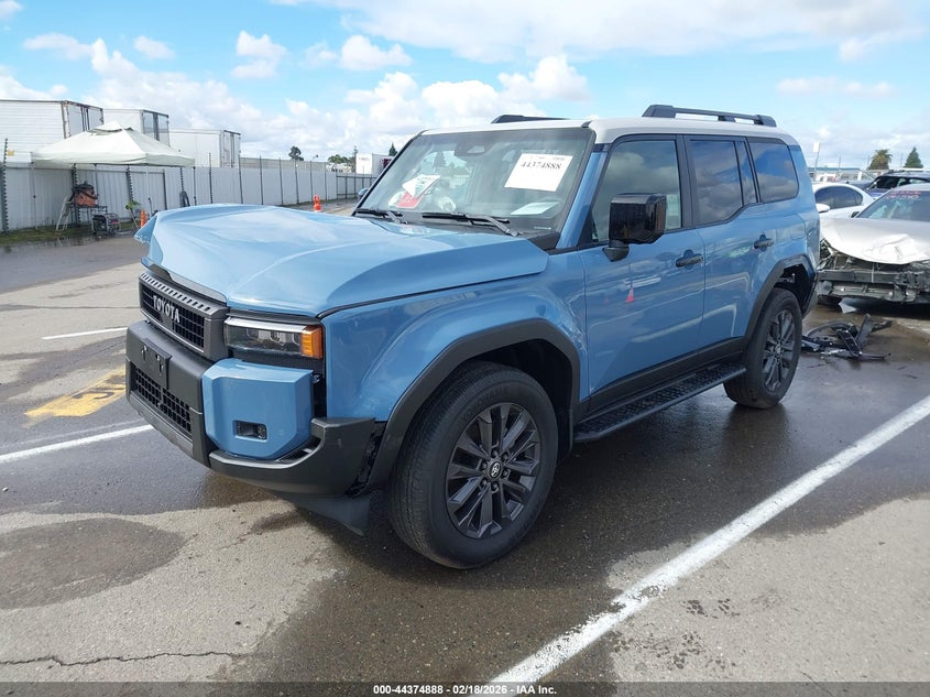 2026 Toyota Land cruiser VIN JTEABFAJ8TK057415 IAAI salvage auction — RIGHT FRONT, Salvage (California), sold $26,050 on 2026-07-07 (photo 2)