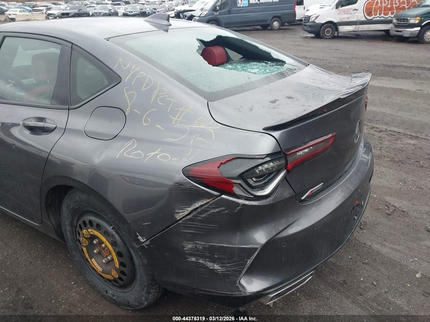 2023 Acura Tlx VIN 19UUB6F50PA001737 IAAI salvage auction — LEFT SIDE, Salvage Title, sold $11,550 on 2026-08-25 (photo 6)