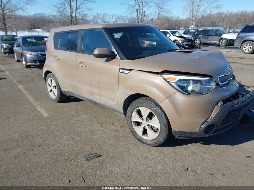 2015 Kia Soul VIN KNDJN2A21F7134212 IAAI salvage auction — FRONT END, Salvage Title, sold $975 on 2026-07-13 (photo 1)