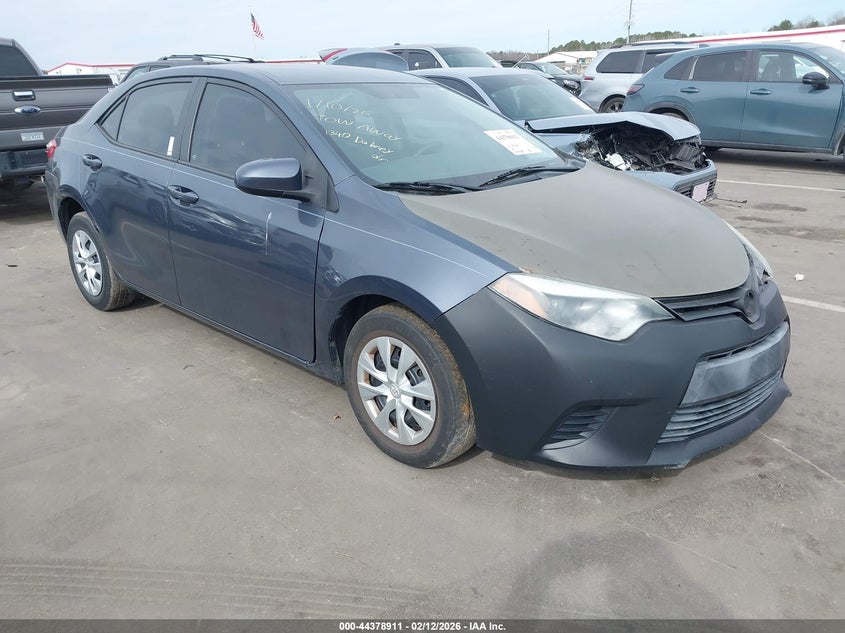 2016 Toyota Corolla VIN 5YFBURHE6GP544925 IAAI salvage auction — LEFT FRONT, Salvage Title, sold $2,400 on 2026-07-22 (photo 1)