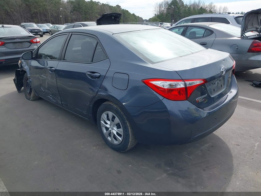 2016 Toyota Corolla VIN 5YFBURHE6GP544925 IAAI salvage auction — LEFT FRONT, Salvage Title, sold $2,400 on 2026-07-22 (photo 3)