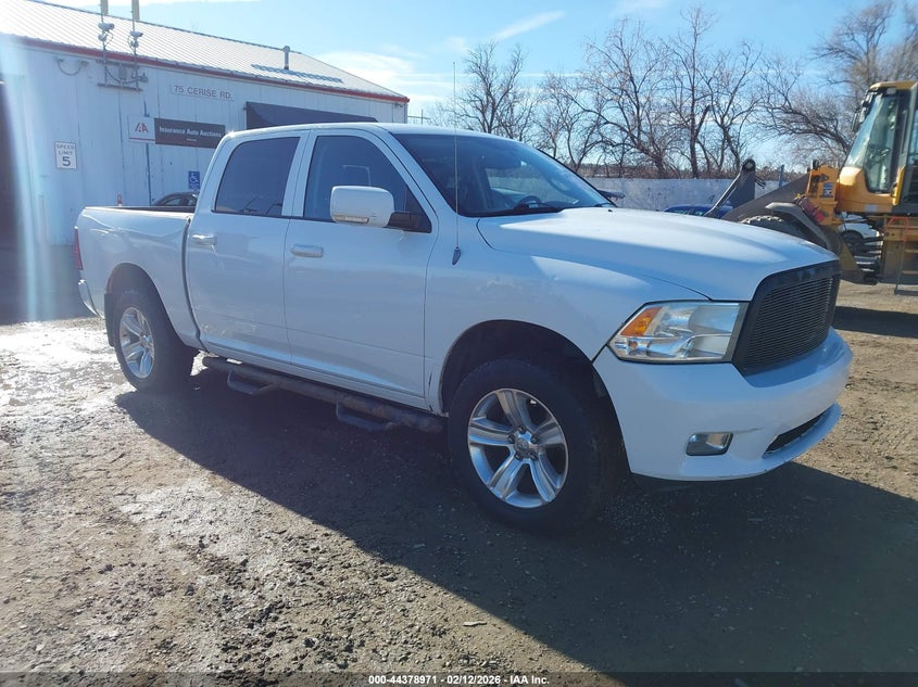 2012 Ram 1500 VIN 1C6RD7MT7CS278094 IAAI salvage auction — HAIL, Salvage Title, sold $3,200 on 2026-07-12 (photo 1)