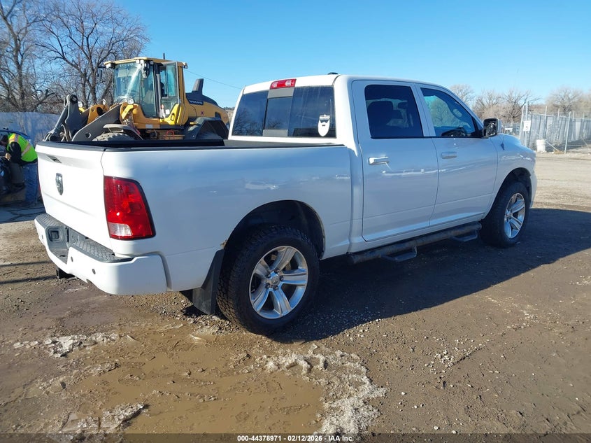 2012 Ram 1500 VIN 1C6RD7MT7CS278094 IAAI salvage auction — HAIL, Salvage Title, sold $3,200 on 2026-07-12 (photo 4)