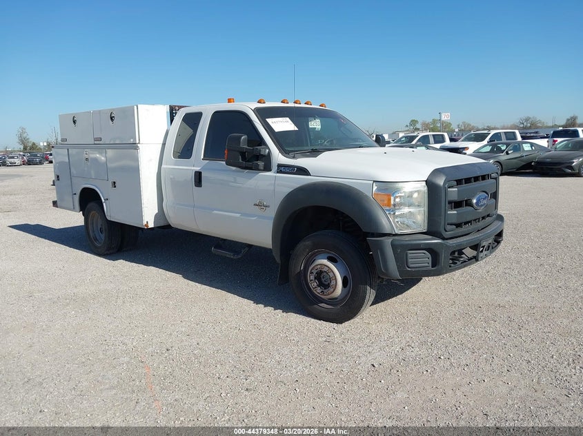 2014 Ford F-550 chassis VIN 1FD0X5HT2EEA04872 IAAI salvage auction — NORMAL WEAR, Sf97 (Texas), sold $9,850 on 2026-07-07 (photo 1)