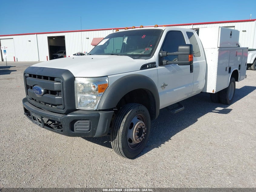 2014 Ford F-550 chassis VIN 1FD0X5HT2EEA04872 IAAI salvage auction — NORMAL WEAR, Sf97 (Texas), sold $9,850 on 2026-07-07 (photo 2)