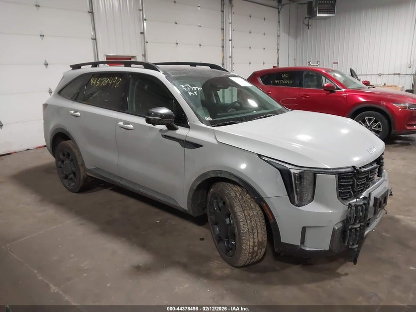2025 Kia Sorento VIN 5XYRKDJF3SG401437 IAAI salvage auction — FRONT END, Salvage (Minnesota), sold $14,550 on 2026-07-08 (photo 1)