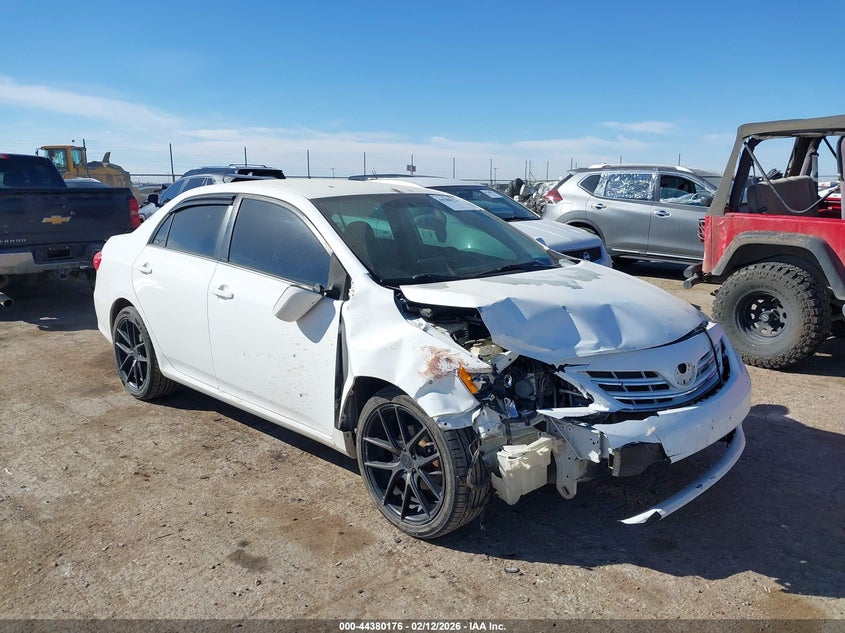 2013 Toyota Corolla VIN 5YFBU4EE0DP123415 IAAI salvage auction — FRONT END, Salvage Title, sold $1,850 on 2026-07-07 (photo 1)