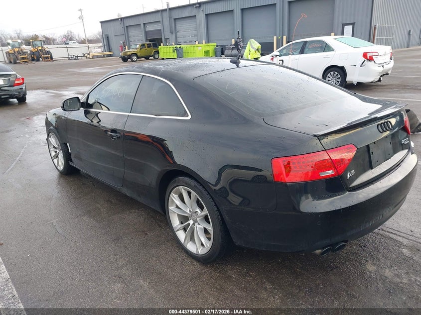 2013 Audi A5 VIN WAULFAFR1DA026661 IAAI salvage auction — FRONT END, Clear (Indiana), sold $2,150 on 2026-07-10 (photo 3)