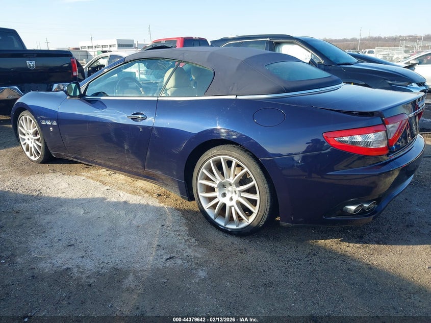 2015 Maserati Granturismo VIN ZAM45MMA3F0146488 IAAI salvage auction — RIGHT FRONT, Clear (Oklahoma), sold $15,025 on 2026-07-14 (photo 3)