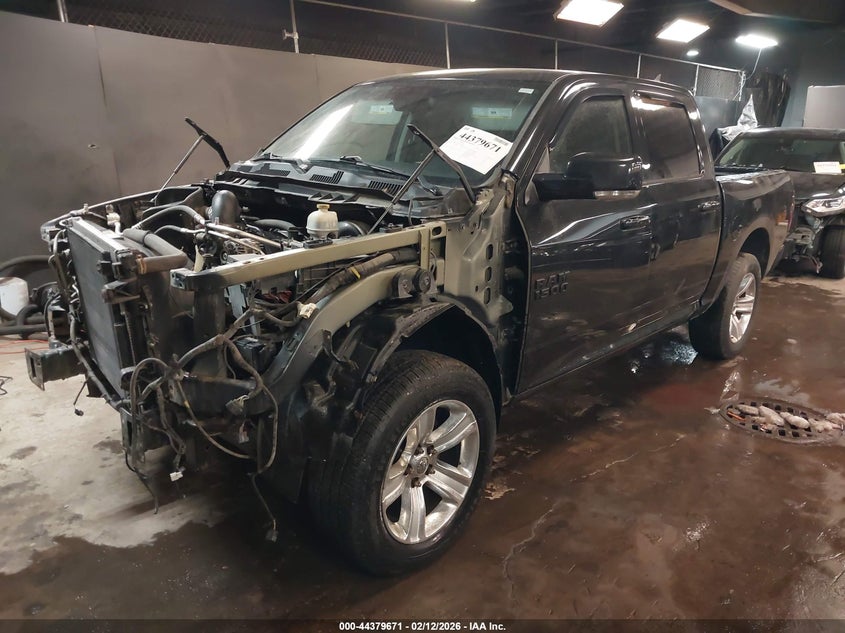 2016 Ram 1500 VIN 1C6RR7MT6GS120501 IAAI salvage auction — FRONT END, Salvage (Kentucky), sold $2,350 on 2026-07-05 (photo 2)