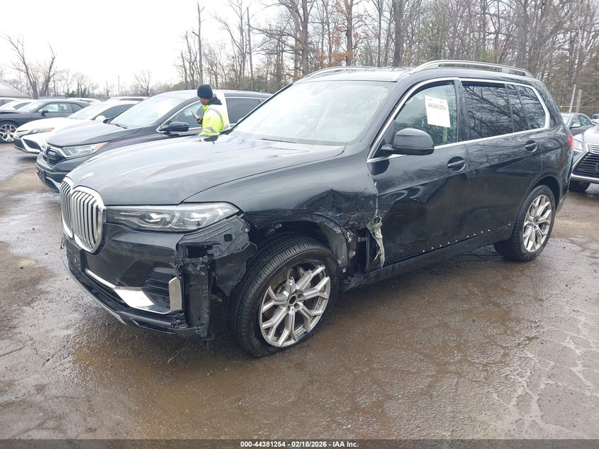 2022 BMW X7 VIN 5UXCW2C01N9L06418 IAAI salvage auction — LEFT SIDE, Salvage Title, sold $24,300 on 2026-07-22 (photo 2)