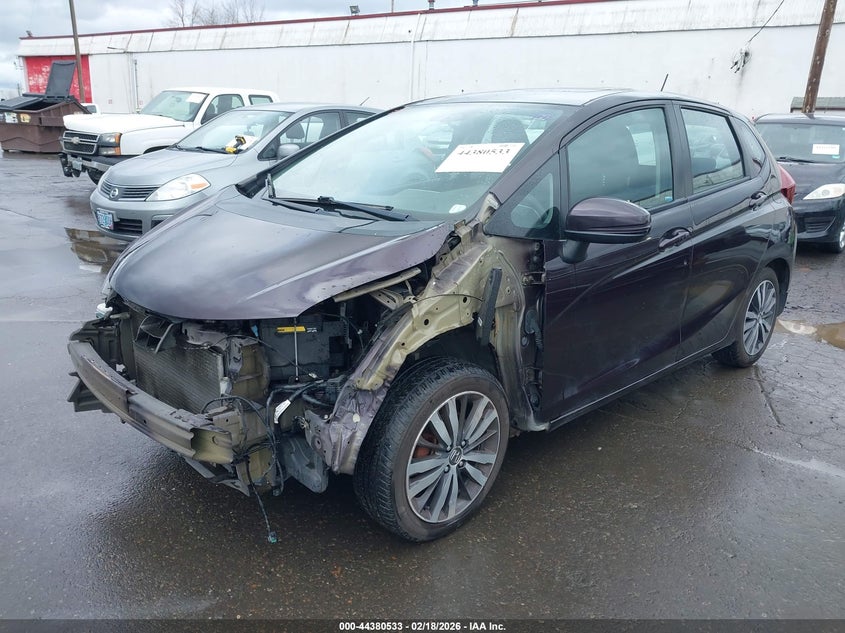 2015 Honda Fit VIN 3HGGK5G83FM741624 IAAI salvage auction — LEFT FRONT, Salvage (Oregon), sold $2,800 on 2026-07-09 (photo 2)