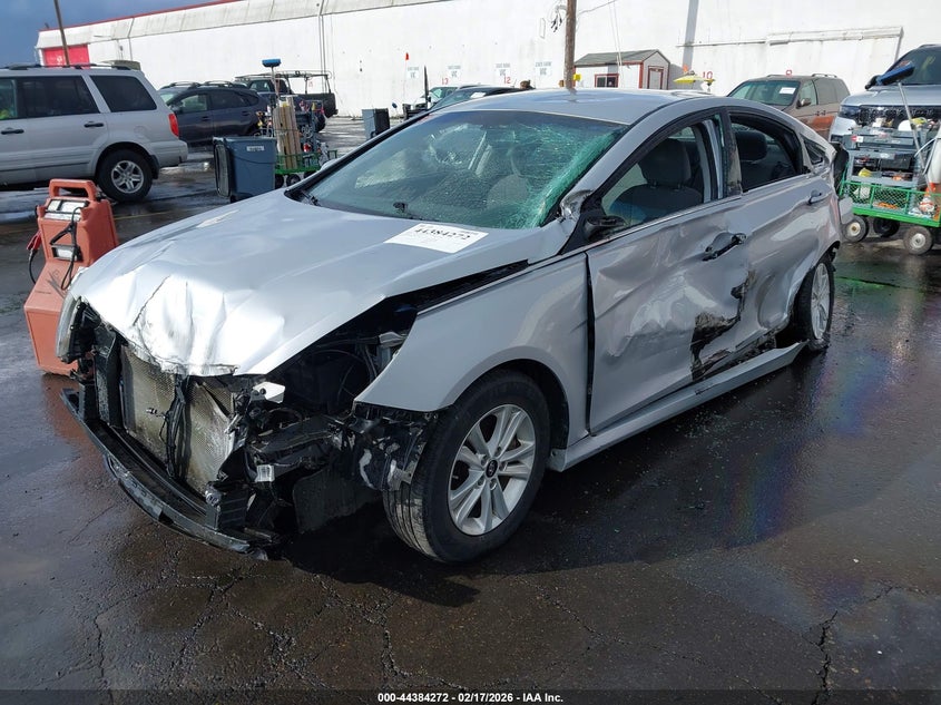 2014 Hyundai Sonata VIN 5NPEB4AC2EH827296 IAAI salvage auction — LEFT & RIGHT, Salvage (Oregon), sold $700 on 2026-07-09 (photo 6)