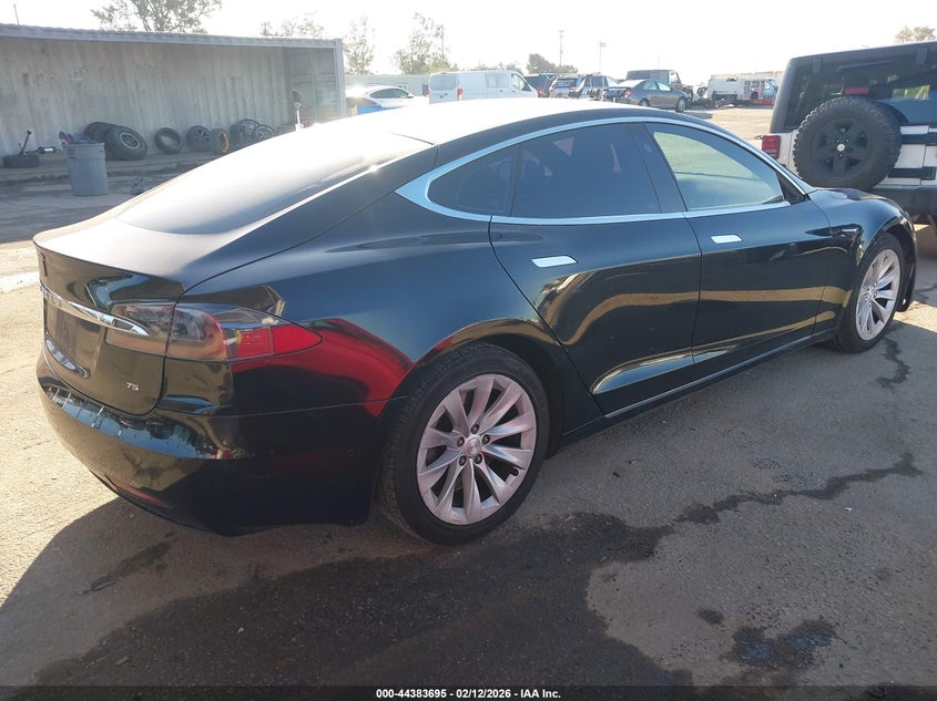 2017 Tesla Model s VIN 5YJSA1E18HF210565 IAAI salvage auction — LEFT FRONT, Salvage Title, sold $2,225 on 2026-07-22 (photo 4)