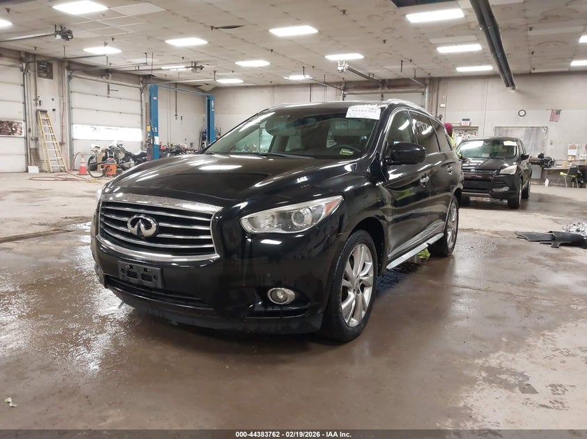 2013 Infiniti Jx VIN 5N1AL0MM4DC325789 IAAI salvage auction — REAR END, Salvage Title, sold $1,575 on 2026-07-20 (photo 2)
