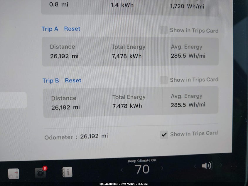 2024 Tesla Model y VIN 7SAYGDEF3RA320771 IAAI salvage auction — LEFT SIDE, Salvage Title, sold $10,800 on 2026-07-24 (photo 7)