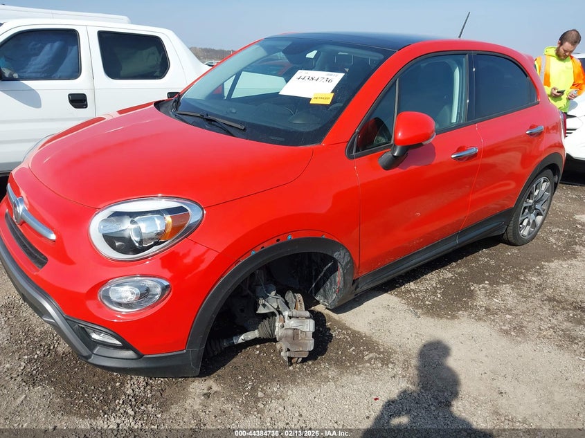 2017 Fiat 500x VIN ZFBCFXCB8HP616164 IAAI salvage auction — LEFT SIDE, Clear (Oklahoma), sold $3,050 on 2026-07-07 (photo 2)