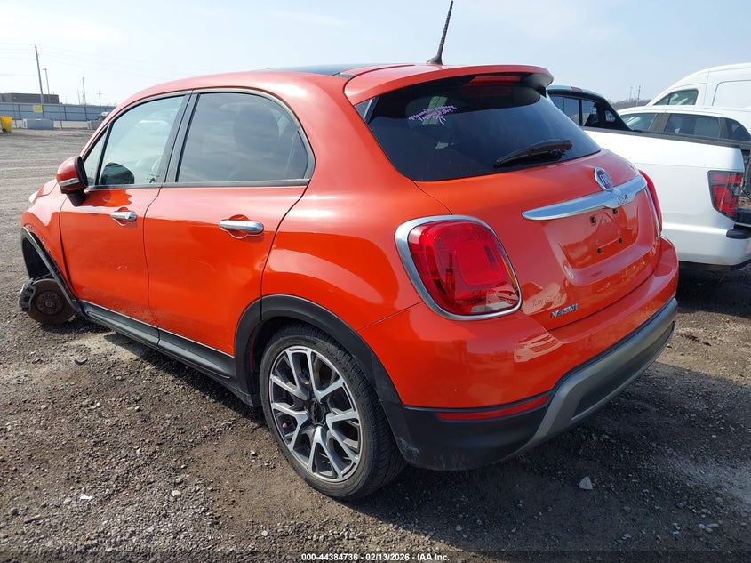 2017 Fiat 500x VIN ZFBCFXCB8HP616164 IAAI salvage auction — LEFT SIDE, Clear (Oklahoma), sold $3,050 on 2026-07-07 (photo 3)