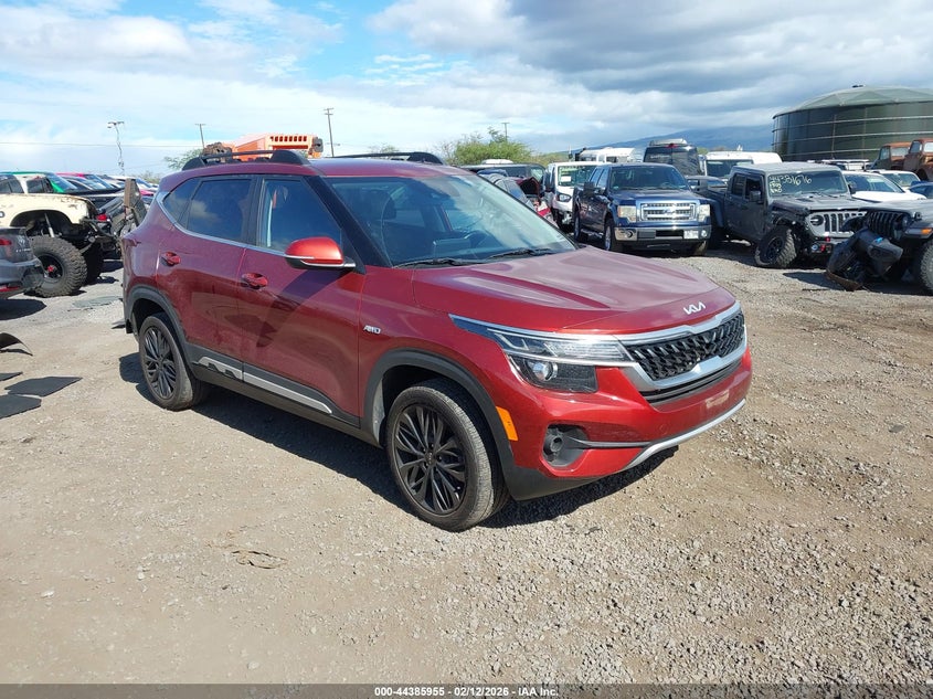2022 Kia Seltos VIN KNDEUCA2XN7245169 IAAI salvage auction — REAR END, Salvage (Hawaii), sold $25 on 2026-07-28 (photo 1)
