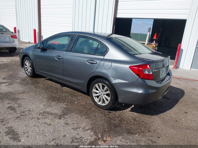 2012 Honda Civic VIN 19XFB2F80CE028714 IAAI salvage auction — LEFT FRONT, Salvage Title, sold $1,550 on 2026-07-10 (photo 3)