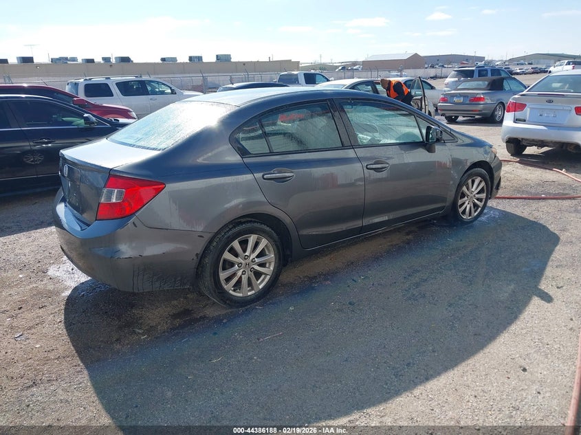 2012 Honda Civic VIN 19XFB2F80CE028714 IAAI salvage auction — LEFT FRONT, Salvage Title, sold $1,550 on 2026-07-10 (photo 4)