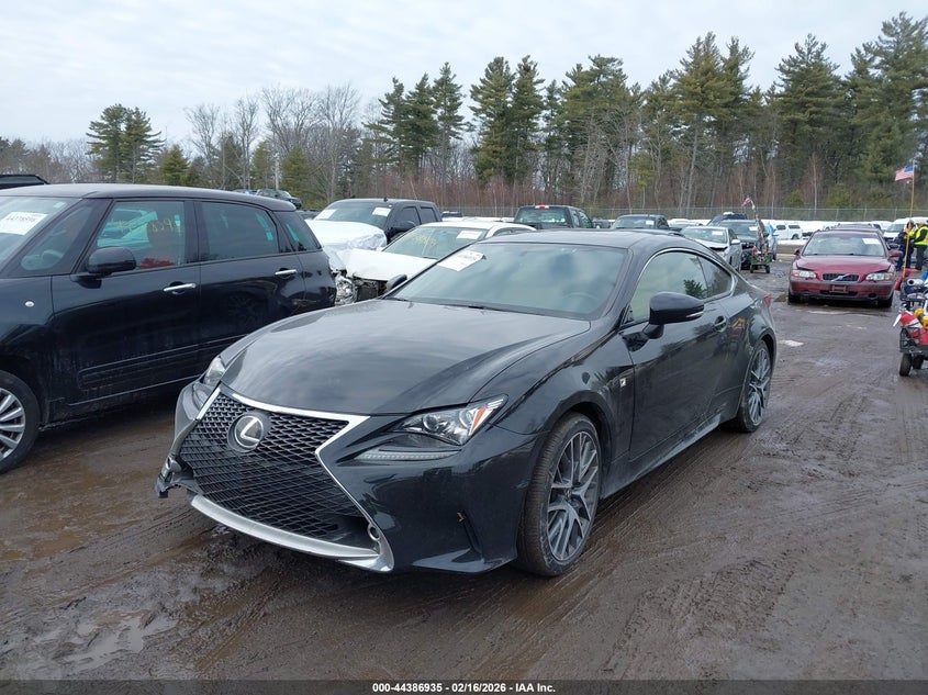 2015 Lexus Rc VIN JTHSE5BC4F5000835 IAAI salvage auction — FRONT END, Salvage (Connecticut), sold $1,200 on 2026-07-31 (photo 2)
