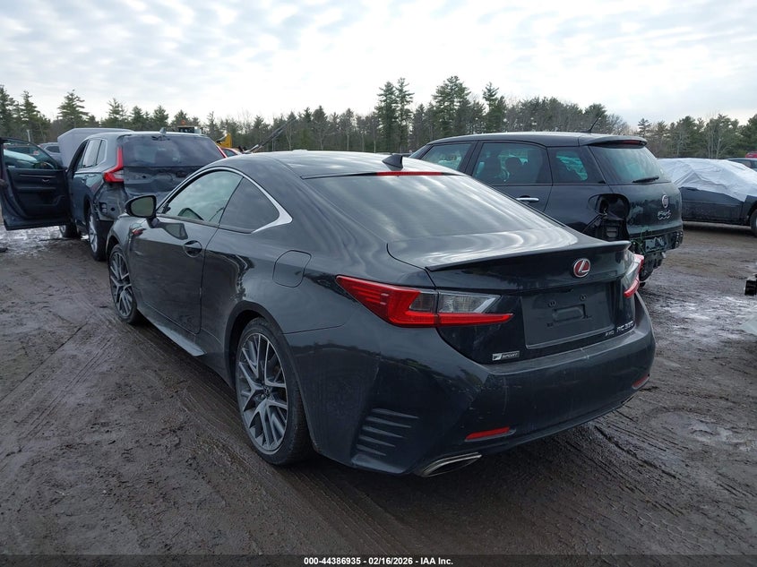 2015 Lexus Rc VIN JTHSE5BC4F5000835 IAAI salvage auction — FRONT END, Salvage (Connecticut), sold $1,200 on 2026-07-31 (photo 3)