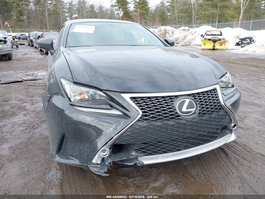 2015 Lexus Rc VIN JTHSE5BC4F5000835 IAAI salvage auction — FRONT END, Salvage (Connecticut), sold $1,200 on 2026-07-31 (photo 6)