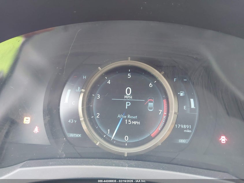 2015 Lexus Rc VIN JTHSE5BC4F5000835 IAAI salvage auction — FRONT END, Salvage (Connecticut), sold $1,200 on 2026-07-31 (photo 7)