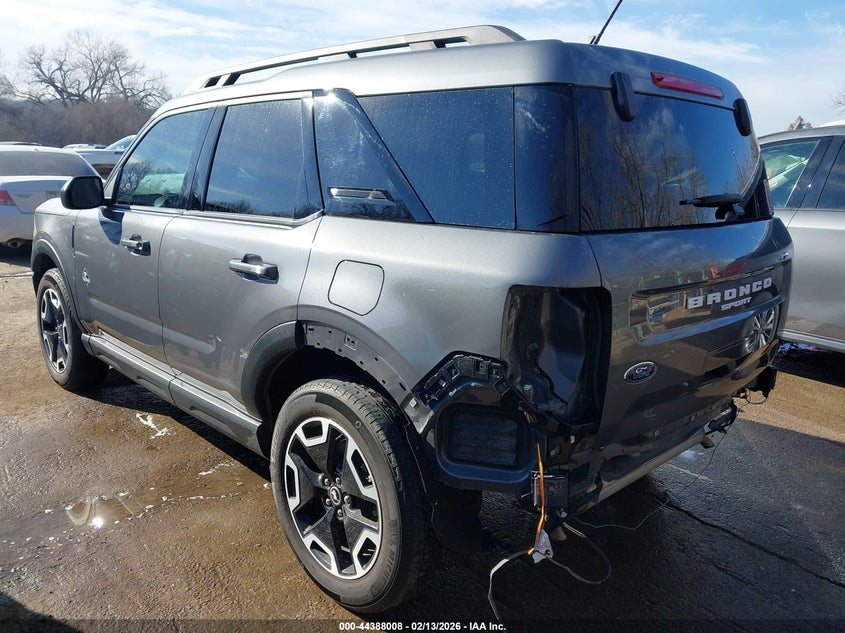 2023 Ford Bronco sport VIN 3FMCR9C69PRD66391 IAAI salvage auction — REAR END, Clear (Oklahoma), sold $10,900 on 2026-07-30 (photo 3)