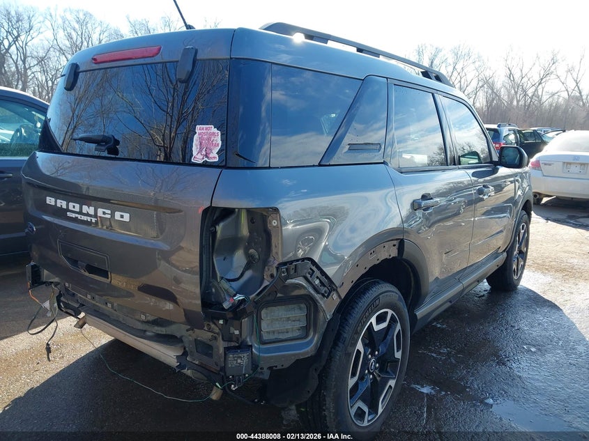 2023 Ford Bronco sport VIN 3FMCR9C69PRD66391 IAAI salvage auction — REAR END, Clear (Oklahoma), sold $10,900 on 2026-07-30 (photo 4)
