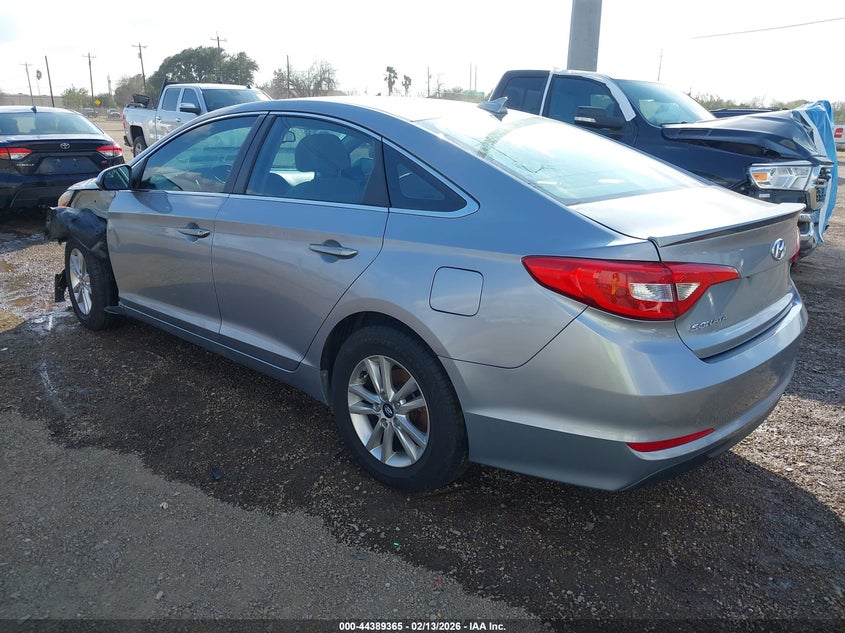 2016 Hyundai Sonata VIN 5NPE24AF3GH350262 IAAI salvage auction — SIDE, Salvage Title, sold $800 on 2026-07-05 (photo 3)