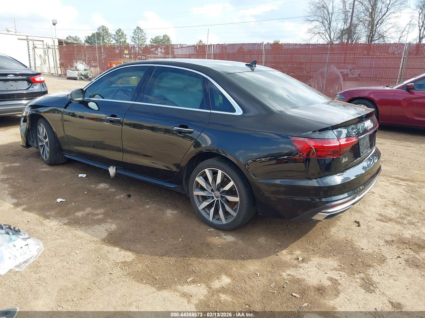 2020 Audi A4 VIN WAUGMAF49LN005124 IAAI salvage auction — FRONT END, Salvage (Texas), sold $475 on 2026-07-23 (photo 3)