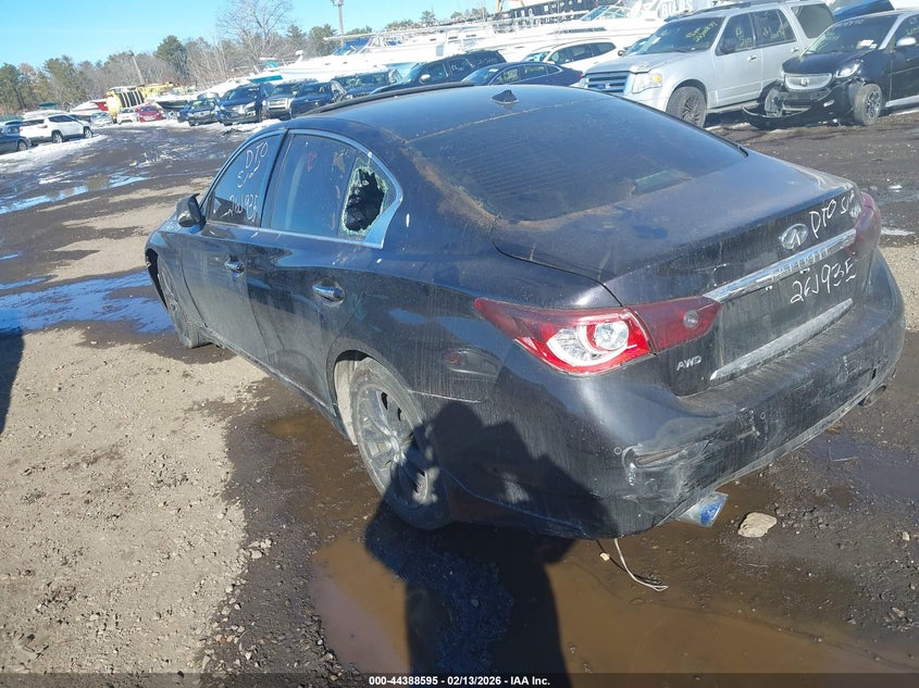 2014 Infiniti Q50 VIN JN1BV7AR3EM700193 IAAI salvage auction — ALL OVER, Salvage Title, sold $50 on 2026-07-28 (photo 3)