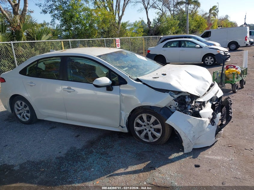 2021 Toyota Corolla VIN JTDEPMAE6MJ178711 IAAI salvage auction — FRONT END, Certificate Of Destruction (Florida), sold $1,500 on 2026-07-29 (photo 1)