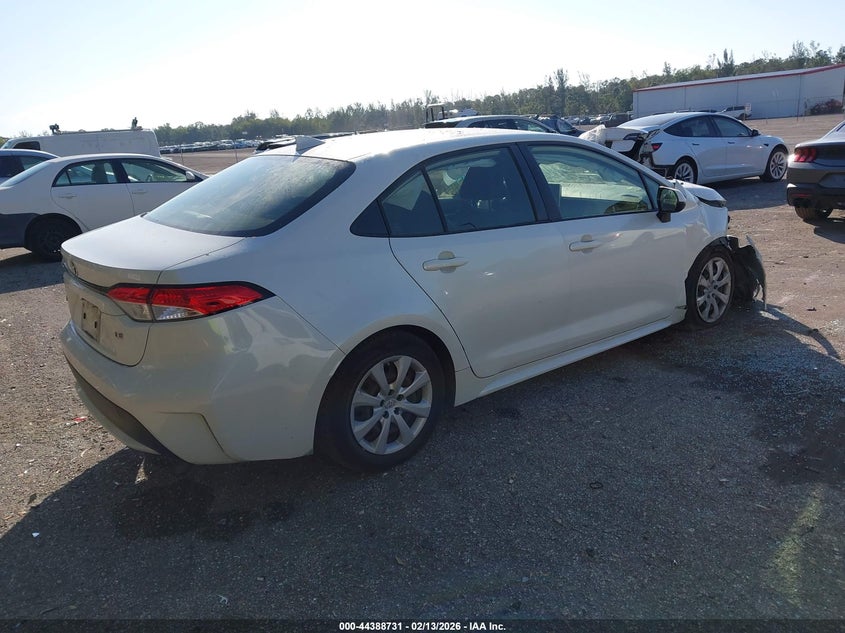 2021 Toyota Corolla VIN JTDEPMAE6MJ178711 IAAI salvage auction — FRONT END, Certificate Of Destruction (Florida), sold $1,500 on 2026-07-29 (photo 4)