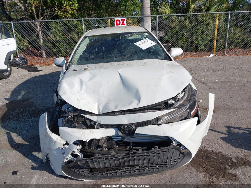 2021 Toyota Corolla VIN JTDEPMAE6MJ178711 IAAI salvage auction — FRONT END, Certificate Of Destruction (Florida), sold $1,500 on 2026-07-29 (photo 6)