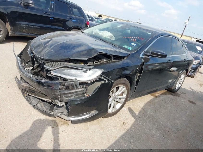2016 Chrysler 200 VIN 1C3CCCAB9GN123657 IAAI salvage auction — FRONT END, Salvage (Texas), sold $25 on 2026-09-02 (photo 2)