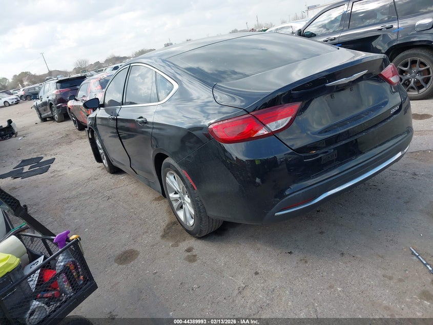 2016 Chrysler 200 VIN 1C3CCCAB9GN123657 IAAI salvage auction — FRONT END, Salvage (Texas), sold $25 on 2026-09-02 (photo 3)