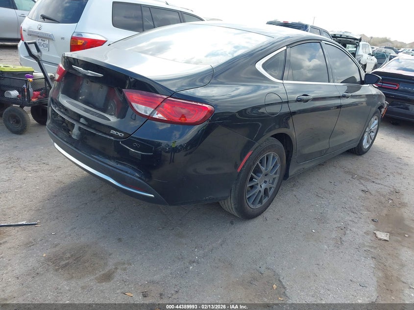 2016 Chrysler 200 VIN 1C3CCCAB9GN123657 IAAI salvage auction — FRONT END, Salvage (Texas), sold $25 on 2026-09-02 (photo 4)
