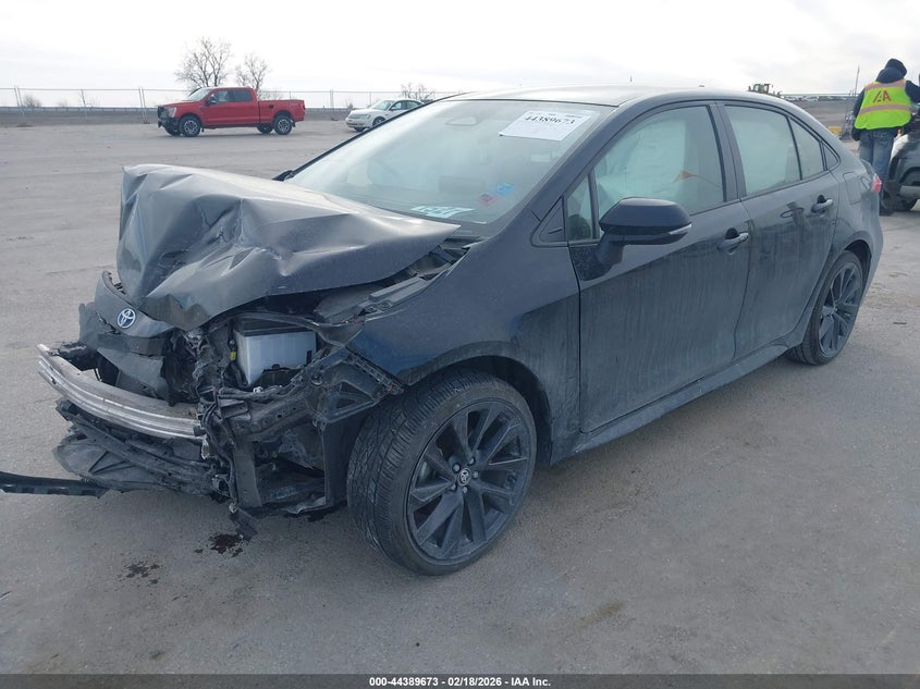 2023 Toyota Corolla VIN JTDBCMFE0PJ015581 IAAI salvage auction — FRONT END, Salvage (Nebraska), sold $3,200 on 2026-07-28 (photo 2)