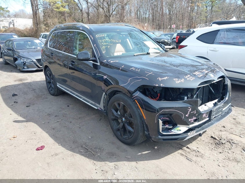 2019 BMW X7 VIN 5UXCX4C58KLS36774 IAAI salvage auction — FRONT END, Salvage Title, sold $10,600 on 2026-07-28 (photo 1)