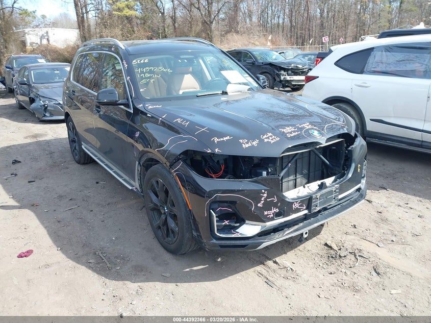 2019 BMW X7 VIN 5UXCX4C58KLS36774 IAAI salvage auction — FRONT END, Salvage Title, sold $10,600 on 2026-07-28 (photo 6)