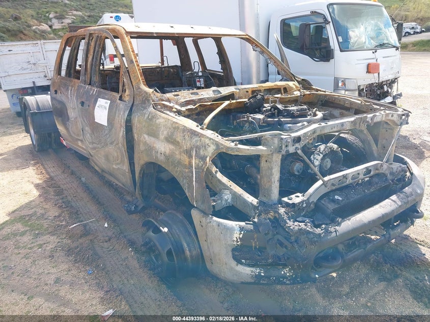 2023 Ram 4500 VIN 3C7WRLFL5PG601285 IAAI salvage auction — TOTAL BURN, Salvage Title, sold $725 on 2026-07-15 (photo 1)