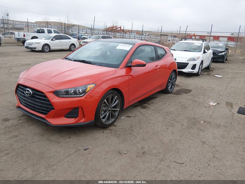2019 Hyundai Veloster VIN KMHTG6AF3KU005327 IAAI salvage auction — SIDE, Salvage (New Mexico), sold $3,700 on 2026-07-16 (photo 2)