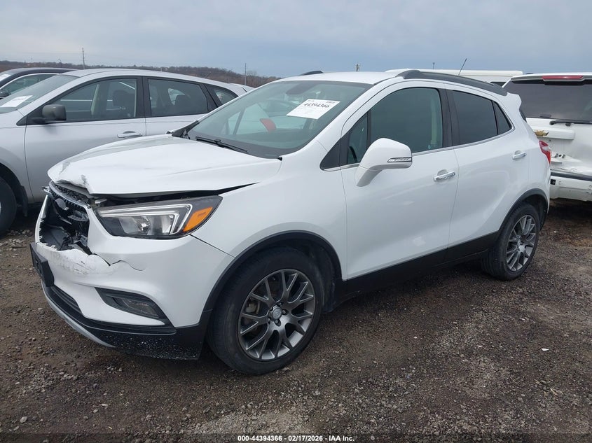2017 Buick Encore VIN KL4CJ1SB0HB024128 IAAI salvage auction — FRONT END, Clear (Oklahoma), sold $1,400 on 2026-07-31 (photo 2)