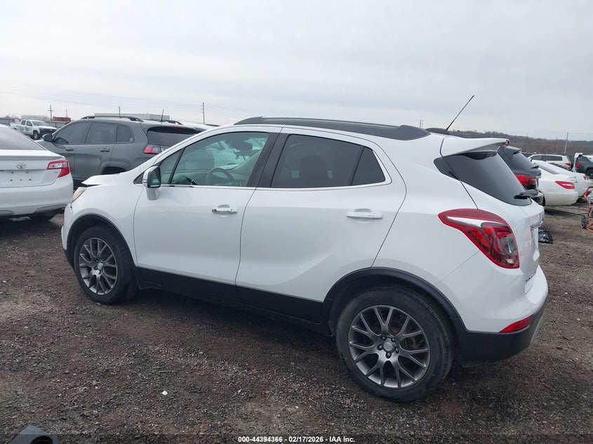 2017 Buick Encore VIN KL4CJ1SB0HB024128 IAAI salvage auction — FRONT END, Clear (Oklahoma), sold $1,400 on 2026-07-31 (photo 3)